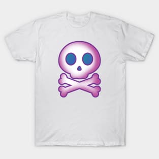 Cute Skull and Crossbones (color) T-Shirt